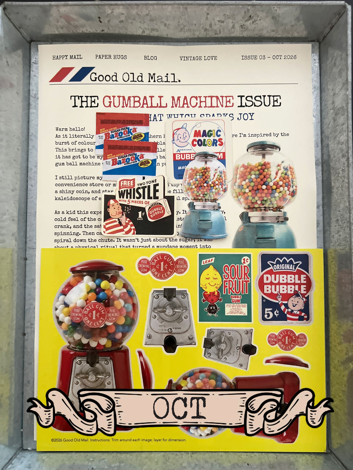 October 2026 Issue - Gumball Machine